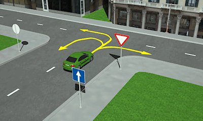 Kuriomis kryptimis leidžiama važiuoti automobilio vairuotojui 26556