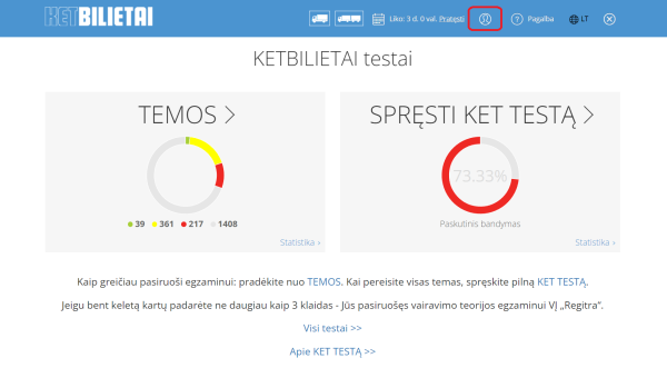 prisijunkite prie paskyros